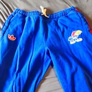 Adidas Blue Kansas Jayhawk Joggers
